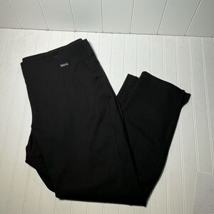 Rafaella Women's Curvy Pants Plus Size 3X Black Office Stretch High Rise